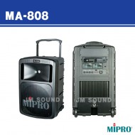 MA-808 /충전식,무선마이크2개사용,CD플레이어장착,500와트